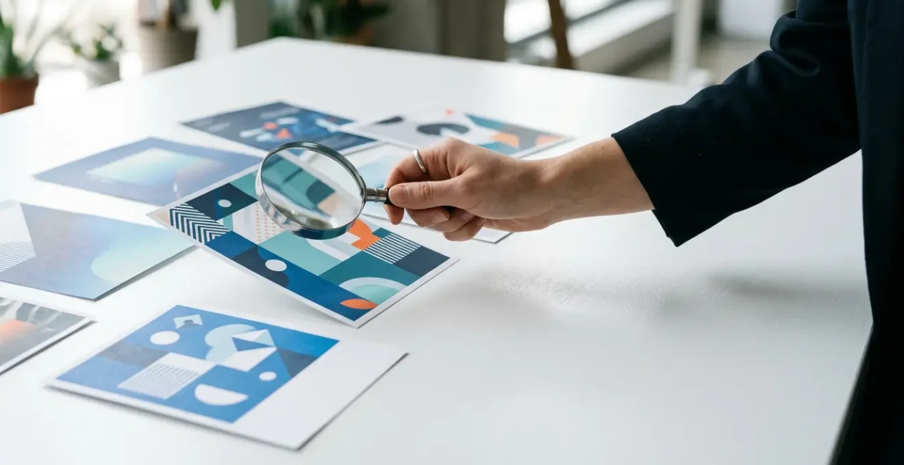 Vue d'ensemble d'un flyer publicitaire professionnel avec une hiérarchie visuelle optimale et des éléments de design stratégiques